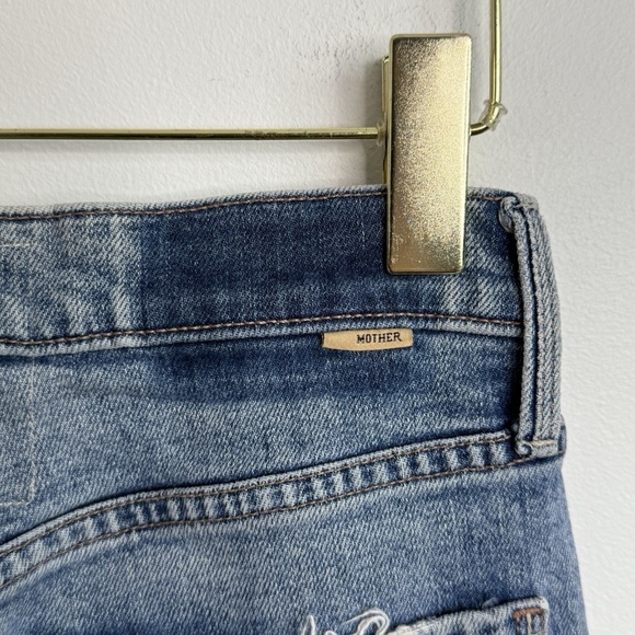 Mother Superior The Tripper 20 Minutes of Fame Light Wash Denim Jeans Size 26 - Picture 7 of 16